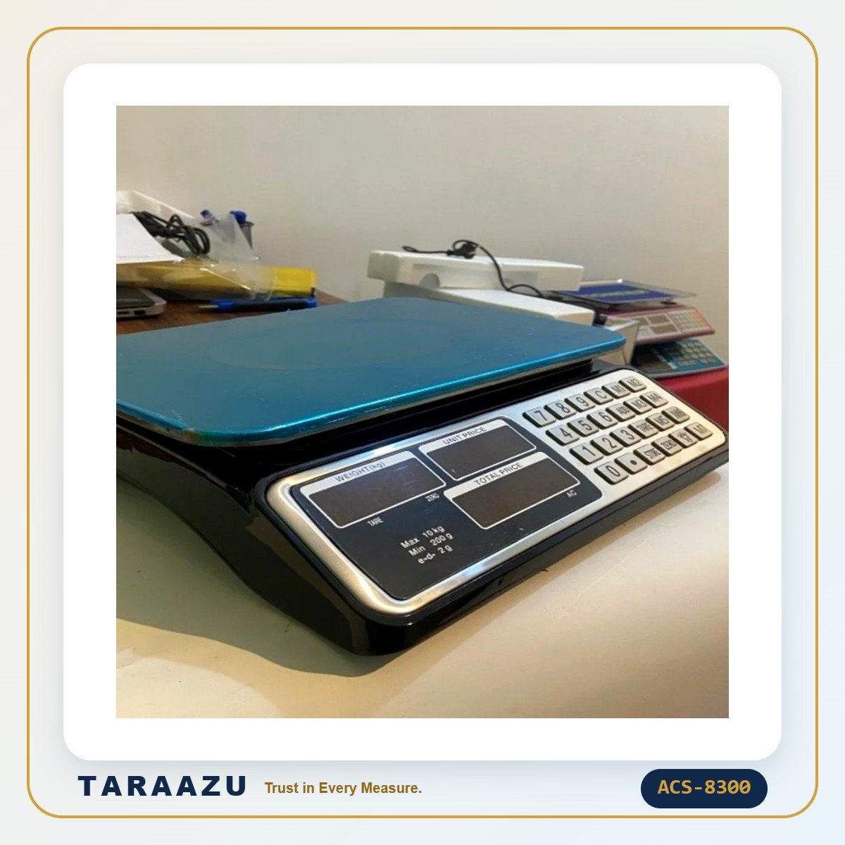 Price Computing Scale 40 kg (7 PLU) ACS-8300