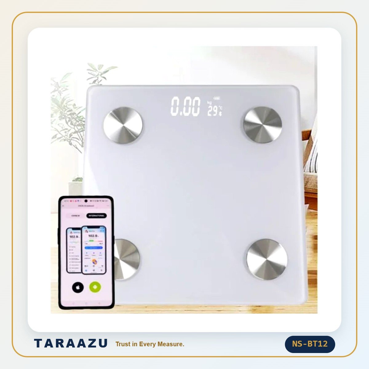 Smart Body Scale with Health App NS-BT12